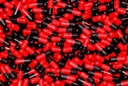 XPRS Nutra Größe 3 Leere Kapseln - 5000 Graf Leere Gelatine Kapseln - Pillen DIY Kapsel Füllung - Pure Bovine Pill Gel Kapseln für Do-It-Yourself Ergänzungen (schwarz/rot)