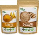 ORGANISCHE ZING Shatavari- 454g & Turmeric Powder- 227g