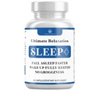 Relaxation Schlafhilfe, Natürliche Non-Habit-Formung, Schlaf-Ergänzung entwickelt, um Unterstützung für längeren und besseren Schlaf, Kamille, Magnesium, Melatonin, Ashwagandha, GABA, Drug-Free (60 Count)