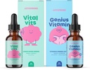 JoySpring Daily Multivitamin mit Burdock Root & Elderberry Bundle | Kinder Vitamine Natürlich Sourced, Non-GMO, Non-Alcoholic Liquid Formula, Immunität Health Support | Vegan & Vegetarische Ergänzungen