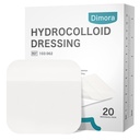 Dimora 20 Pack Hydrokolloid Wund Dressing, Ultra Thin 4" x 4" Large Patch Bandagen mit Selbstkleben