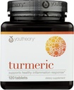 Youtheory Turmeric Advanced Nahrungsergänzung, unterstützt gesunde Entzündungsreaktion, 120 Tabletten