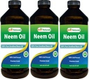 Best Naturals 100% reines Neem Öl, 100% kalt gepresst und unverarbeitet - 16 OZ (3 Flaschen)