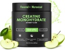Kreatin Monohydrat – 5g Kreatin Monohydratpulver – Fortgeschrittene Kreatin für Frauen und Männer – Bulk Supplements Kreatin – Delicious Fruit Punch Flavor – 10oz (40 Servierungen, saurer Apfel)