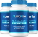 (3 Pack) Prostapure Capsules, Prostapure Advantage Prostate Supplement, Offizielle All-Natural Advanced Formel, maximale Stärke Pillen zu unterstützen Gesamtgesundheit, Prosta Pure Bewertungen (180 Kapseln)