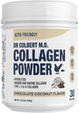 Dr. Colbert, MD Hydrolysed Collagen Powder | Chocolate Coconut Flavor | by Divine Health | Typ I, II, III Collagen | Unterstützt gesundes Haar, Haut, Nägel und Gelenke | Keto Zone | 630g | 30 Servierungen