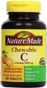 Natur Made - Vitamin C 500 mg, 120 Kautabletten (Twin Pack 2 x 60)