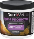 Nutri-Vet Pre & Probiotics für Hunde, Verdauungsunterstützung, Upset Stomach, Welpen Probiotic, Pet Vitamins and Supplements, Hundeprobiotika, Leber & Käse Geschmack, 120 Weichkäse