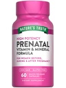 Nature's Truth Prenatal Vitamine mit Folsäure | 60 Kapseln | Non-GMO & Gluten Kostenlose Ergänzung