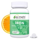 EZ Melts Auflösbare Eisenergänzung 18 mg, Sugar-Free, 3-Monats-Versorgung - 90 Count (Pack von 1)