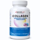 Bricker Labs Collagen für Herren & Frauen - Typ I, III Hydrolized Collagen Supplement 750mg, 1 Collagen Capsule Daily - 120 Servietten