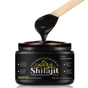 800 Mg Himalayan Shilajit Resin, Shilajit Pure Himalayan Organic, Pure Shilajit mit Huminsäure, Fulvic Acid & 85+ Trace Minerals Complex, Supplement Gel für Energie & Immununterstützung, Männer & Frauen, 60g