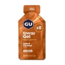 GU Energy Original Sports Nutrition Energy Gel, 8-Count, Gesalzene Karamell