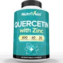 Nutrivein Zink Quercetin Kombinierte Ergänzung - Enhanced-Absorption Quercetin mit Zink für Atmungs-, Cardio-, Immun- und Full-Body-Unterstützung - Maximale Bioverfügbarkeit