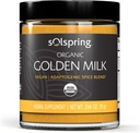 Dr. Mercola Solspring Bio Golden Milk Herbal Supplement, 2.64 Oz. (75 g), Vegan Gewürzmischung mit Kurkuma & Ginger, Non GMO, Glutenfrei, Sojafrei, USDA Organic