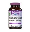 Bluebonnet Citrus Bioflavonoid Complex 750 mg Immunsystem Unterstützung - Hesperidin Citrus Bioflavonoids from Oranges Zitronen Grapefruit & Limes - Non-GMO, Vegan, Gluten-Free - 90 Veggie Kapseln