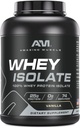 Erstaunliches Muskel Whey Protein Isolate Pulver | 25 Gramm Protein Per Serving | 100% Whey Isolate | Zero Fat | Made in USA (5 Lb, Vanilla)