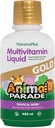 NaturesPlus Tier Parade Gold Kinder flüssiges Multivitamin, 16 fl oz - Natürliche Tropische Berry Flavor - Immununterstützungsergänzung - Glutenfrei, Vegan - 32 Servierungen