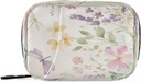 Burbuja Wildflowers Dragonfly Travel Pill Case, Wöchentliche tragbare Pille Box 7 Tage Pille Organizer Medizin Vitamin Supplement mit Reißverschluss für Reisen halten