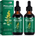 Mullein Blatt Extrakt Mullein Blatt Extrakt für Lungs Mullein Tropfen Mullein Leaf Lung Cleanse Supplement 4.04 Fl.Oz