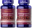 Extrait de grenade de fierté de Puritan, 250 Mg, 120 Compte (paquet de 2)