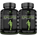 THE ENCLARE NUTRITION 15 Tage Detox Cleanse für Weight Loss. Fortgeschrittene Gut-Unterstützung für Frauen und Männer. Colon Cleanse Laxatives for Constipation & Bloating Relief. Gut saubere probiotische Ernährung Pillen 60ct (2)