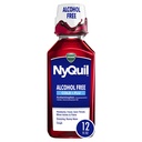 Vicks NyQuil, Alkoholfrei, Husten, Kalt & Flu Relief, Sore Throat, Fever & Congestion Relief, Berry, 12 Fl Oz