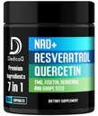 NAD.+ Ergänzung - Kombiniert zu Resveratrol, Quercetin, Berberine, Fisetin, TMG und Grape Seed - 60 Kapseln