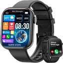 Hwagol Smart Watch (Answer/Make Call) 1.85inch Fitness Tracker, DIY Dials/Pedometer/Calories/Multiple Sport Modes/Voice Assistant, Smart Watches für Herren Android iOS Telefone