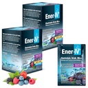 Ener-IV Elektrolyt-Getränk-Mischung - Elektrolyte Pulver-Packets, Hydration Pulver-Getränk, Hydrate flüssige Mischung, Niedrige Zucker-Rehydratation für Damen und Herren - Gemischte Berry, 24 Zähler