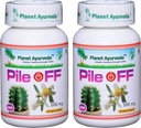 Planet Ayurveda Pile Off, 500mg Veg Kapseln - 2 Flaschen