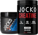 Jocko Fuel Gym Bundle - Creatine + Nitro Pop pré-entraînement poudre (2 pack bundle) 30 jours d'approvisionnement
