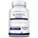 Genehmigte Wissenschaft Bonesyl - Stärkung der Knochen, Begrenzung der Knochendichte Verlust - Erhaltung der gesamten Knochengesundheit - K2, BioPerine, und Magnesium - 60 Tabletten - Vegan - Made in USA