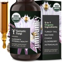 Fantastische Fungi Pilz Extrakt Tropfen - Immunität Elixir mit Türkei Tail Pilz Extrakt, Maitake, Elderberries, Chaga & Astragalus - 5-in-1 Organische Immununterstützungsergänzung, 30 Portionen, 1 fl oz