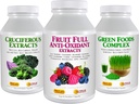 ANDREW LESSMAN 3 Produkt Gesunde Lebensmittel Bundle - 180 Zählen Sie jeden von Cruciferous Extracts, Frucht Full Anti-Oxidant Extracts und Green Foods Complex. Bietet Ernährungsvorteile von 20+ Gesundesten Lebensmitteln.