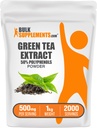 BulkSupplements.comgreen Tea Extract Powder - 50% Polyphenols Supplement, EGCG Supplements - Glutenfrei, 500mg pro Servierung, 1kg (2.2 lbs) (Pack von 1)