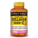 MASON NATURAL 1500mg Kollagen mit Vitamin C, Biotin, & Calcium, 40 Tage Versorgungskapseln, Ergänzung für Haar, Haut und Nägel.