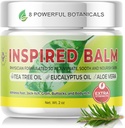 Extra Stärke Teebaum Balsam für Haut - Athleten Fußcreme - Jock Itch Cream für Herren & Frauen - Ringworm Cream - Ideal für juckende, trockene Haut - Fast Acting Physician Formulated Teebaum Fußcreme (2oz)