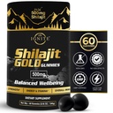 Pure Himalayan Shilajit Gummies – 75%+ Fulvic Acid, High Potency Gold Grad – Blend for Energy, Vitality & Immune Support, Travel - Friendly, Tamarind Flavor – 60 Gummies