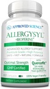 Genehmigte Wissenschaft Allergysyl - niedrigere Intensität von saisonalen Allergien, Boost Immunität, Reich an Antioxidantien - Vegan Friendly - 60 Kapseln - Made in USA