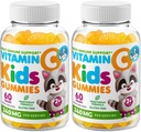 DR. MORITZ Vitamin C Gummie für Kinder & Erwachsene 240 mg - Immununterstützung Niedrig-Sugar Chewable Vitamine für Kleinkinder - Vegetarische Gelatin-freie Kinderernährungsergänzung (Citrus Flavor) (120 Count)