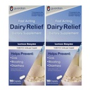 Guardian Dairy Relief Fast Acting Lactase, 360 Caplets, 9000 FCC Maximale Stärke, Lactose Intoleranz Pillen, Lactase Enzyme Supplement (360 CT)
