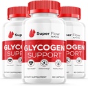 (3 Pack) Super Flow Glycogen Optimizer, Superflow Glycogen Support, Super Flow Optimizer Super Flow Optimizer Integratore di Vitamina Integratore Benessere Supporto Totale Super Flow Massima Forza (180 capsule)