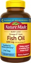 Natur gemacht Burp Weniger Omega 3 Fish Oil Supplements, 1200mg, EPA DHA Omega 3 Supplement als Ethylester, Fish Oil Softgels für gesunde Herz, Gehirn und Augen Unterstützung, Ein pro Tag, 120 Softgels