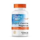 Doctor's Best Coq10/l-Carnitin/Magnesium Unique Blend, unterstützt Energie, Muskelmasse & Muskelgewebe Erholung, Veggie Caps, 90Count