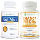 All-Natural Gut and Kidney Health Supplements | Ginger, Artichoke Leaf Extract, Deglycerized Licorice Root & Patented Zink Carnosine | Stein Crusher Chanca Piedra, Hydrangea & Dandelion Root