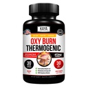 Kaya Naturals Oxy Burn - Formula Herbal Termogena per la vita attiva – Non-OGM & Gluten-Free – 30 Count