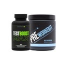 Sculpt Nation by V Shred Test Boost Max et pré-entraînement Blue Raspberry Powder Bundle
