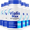 (5 Pack) Vialis Max Pillen für Herren - Official Vialis Max Premium Male Support Formel für Fast Acting Energy, Endurance und Performance, VialisMax Kapseln Advanced Formula, 300 Kapseln für 5 Monate