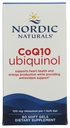Nordic Naturals Nordic CoQ10 Ubiquinol - 60 Mini Soft Gels - 100 mg Coenzym Q10 (CoQ10) Ubiquinol - Herz- und Gehirngesundheit, Cellular Energy Production, Antioxidans Support - Non-GMO - 60 Servietten